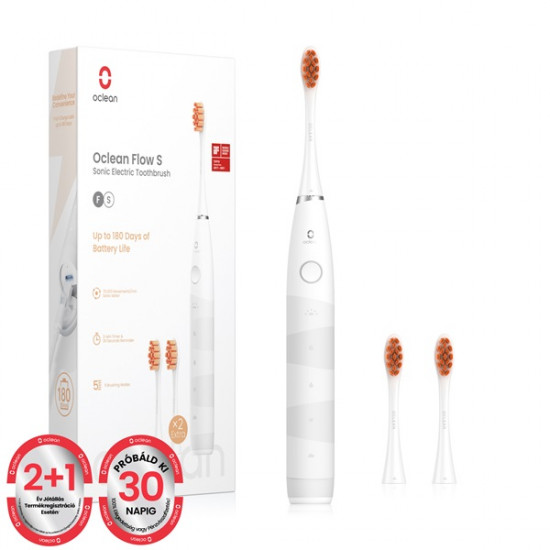 Oclean Flow S fehér elektromos fogkefe (OCL552959) Oclean Flow S fehér elektromos fogkefe (OCL552959)