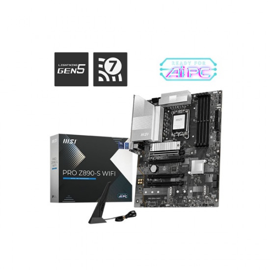 MSI PRO Z890-S WIFI Intel Z890, ATX Alaplap S1851 MSI PRO Z890-S WIFI Intel Z890, ATX Alaplap S1851