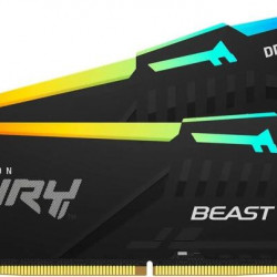 KINGSTON FURY Beast 64GB 6000MT/s CL36 DIMM (Kit of 2) RGB Memória DDR5