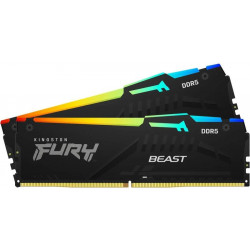 KINGSTON FURY Beast 64GB 6000MT/s CL36 DIMM (Kit of 2) RGB Memória DDR5