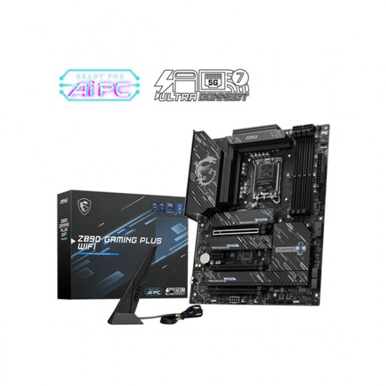 MSI Z890 GAMING PLUS WIFI Intel Z890, ATX Alaplap S1851 MSI Z890 GAMING PLUS WIFI Intel Z890, ATX Alaplap S1851