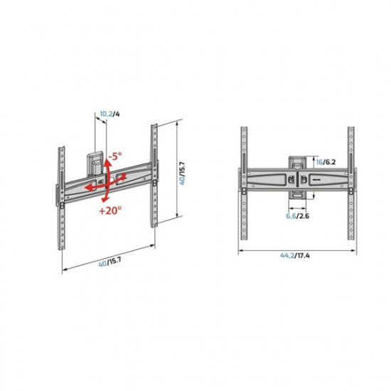 Meliconi FlatStyle FTR 400 Fast Block 40-65