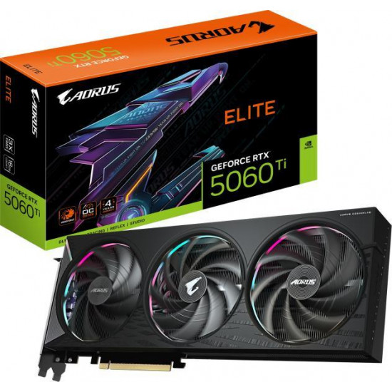 Gigabyte RTX 5060 Ti AORUS 16GB videokártya Gigabyte RTX 5060 Ti AORUS 16GB videokártya