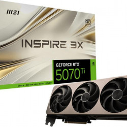 MSI RTX 5070 Ti INSPIRE 3X 16GB DDR7 OC PCI-Ex16x nVIDIA Videokártya