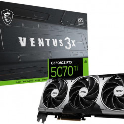 MSI RTX 5070 Ti VENTUS 3X 16GB DDR7 OC PCI-Ex16x nVIDIA Videokártya