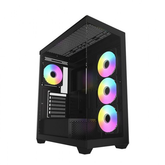 RAIDMAX i800 Chrome fekete (táp nélküli) ablakos ATX ház