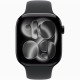 Apple Watch S11 GPS-es (46mm) kozmoszfekete alumínium tok, fekete M/L sportszíjas okosóra