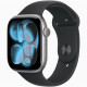 Apple Watch S11 GPS-es (46mm) asztroszürke alumínium tok, fekete M/L sportszíjas okosóra