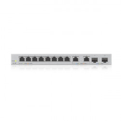 ZYXEL XGS1210-12-ZZ0102F Switch 8x1000Mbps + 2x2500Mbps + 2xSFP+ Web Menedzselhető