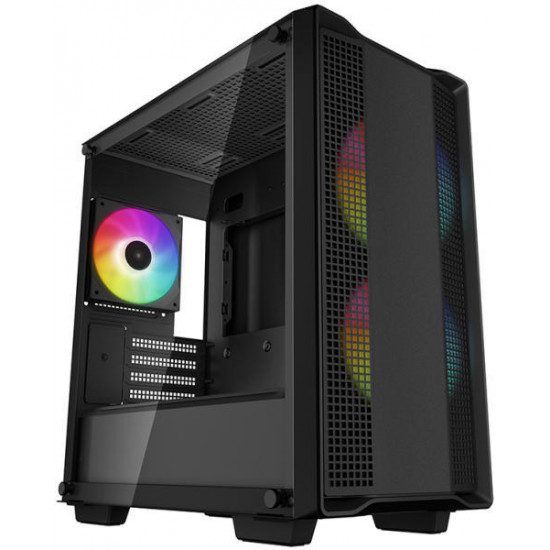 Deepcool CC360 ARGB Fekete microATX számítógépház Deepcool CC360 ARGB Fekete microATX számítógépház