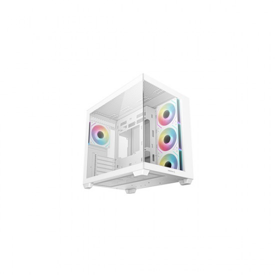DEEPCOOL CG530 4F WH Midi ATX Tápegység nélkül, Fehér Üvegfalú számítógépház DEEPCOOL CG530 4F WH Midi ATX Tápegység nélkül, Fehér Üvegfalú számítógépház