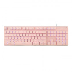 WHITE SHARK TACHI-P/US  WS GK-003441P-US gamer billentyűzet, 104 gomb pink (angol)