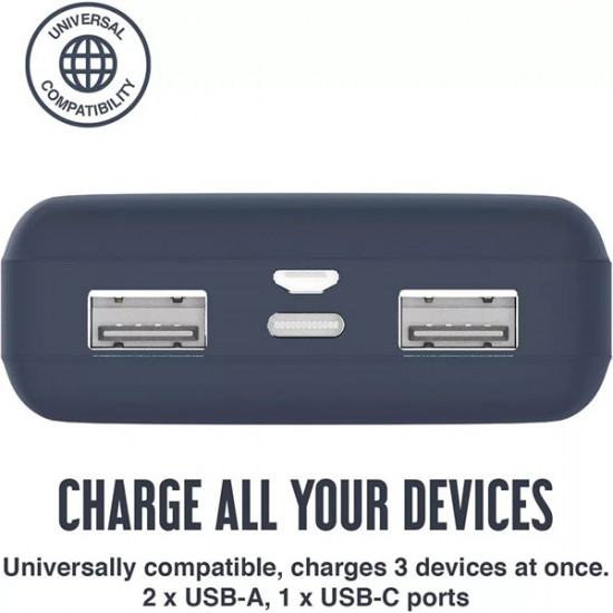 JUICE UNIVERZÁLIS HORDOZHATÓ, ASZTALI AKKUMULÁTOR TÖLTŐ - ECO 3 POWER BANK - 2XUSB +TYPE-C - 10.000 MAH - SÖTÉTKÉK (JU195089) JUICE UNIVERZÁLIS HORDOZHATÓ, ASZTALI AKKUMULÁTOR TÖLTŐ - ECO 3 POWER BANK - 2XUSB +TYPE-C - 10.000 MAH - SÖTÉTKÉK (JU195089)