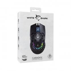 WHITE SHARK GM-5018B CARADOC-B 7D / 7200 dpi fekete RGB gamer egér
