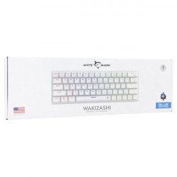 White Shark WAKIZASHI 2 GK-002221V2-W/BL-US US fehér mechanikus (blue switch) gamer billentyűzet