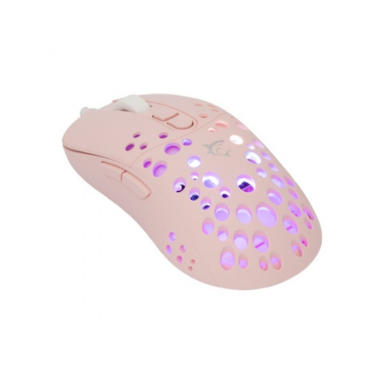 WHITE SHARK TRISTAN-P  WS GM-9004P  gamer egér 7D / 12000 dpi pink RGB