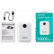 ADATA Power Bank 10000mAh C100 Fehér, Digitális kijelző ADATA Power Bank 10000mAh C100 Fehér, Digitális kijelző