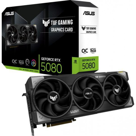 ASUS RTX 5080 16GB DDR7 OC Videokártya PCI-Ex16x nVIDIA ASUS RTX 5080 16GB DDR7 OC Videokártya PCI-Ex16x nVIDIA