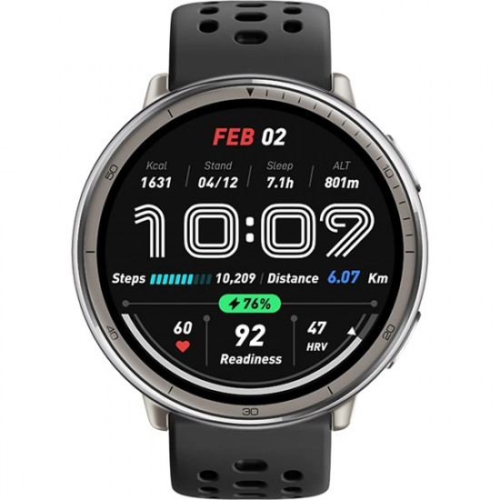 Amazfit Active 2 fekete szilikon szíjas okosóra Amazfit Active 2 fekete szilikon szíjas okosóra