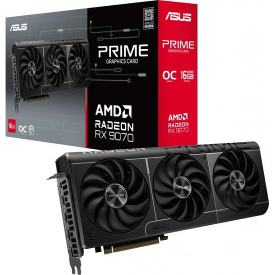 Asus RX 9070 16GD6 PRIME OC videokártya (PRIME-RX9070-O16G) Asus RX 9070 16GD6 PRIME OC videokártya (PRIME-RX9070-O16G)