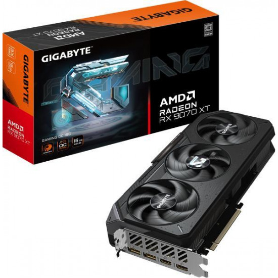Gigabyte Radeon RX 9070 XT 16GD Gaming OC 16G videokártya Gigabyte Radeon RX 9070 XT 16GD Gaming OC 16G videokártya