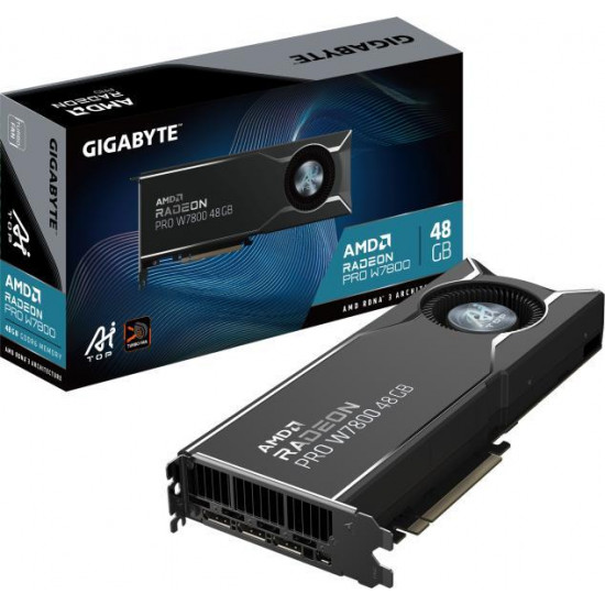 GIGABYTE Videokártya PCI-Ex16x AMD Radeon Pro W7800 48GB DDR6 GIGABYTE Videokártya PCI-Ex16x AMD Radeon Pro W7800 48GB DDR6
