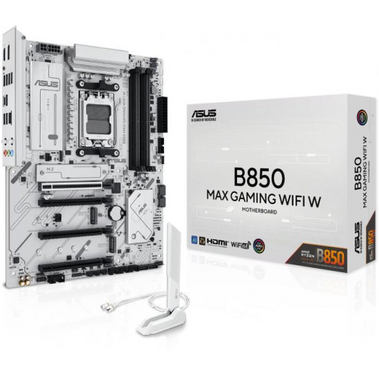 ASUS B850 MAX GAMING WIFI W AMD B850, ATX Alaplap AM5