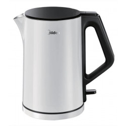 MIDEA MK-15H01A vízforraló, teljesítmény: 2200W, űrtartalom: 1,5L, vezeték nélküli, CoolTouch, rozsdamentes acél belső,
