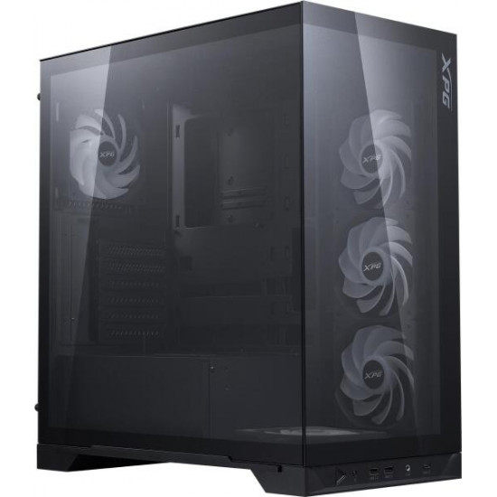 ADATA XPG Invader X BTF, 5x120mm RGB ventilátor, Tápegység nélkül, üvegfalú, fekete Ház Midi ATX ADATA XPG Invader X BTF, 5x120mm RGB ventilátor, Tápegység nélkül, üvegfalú, fekete Ház Midi ATX