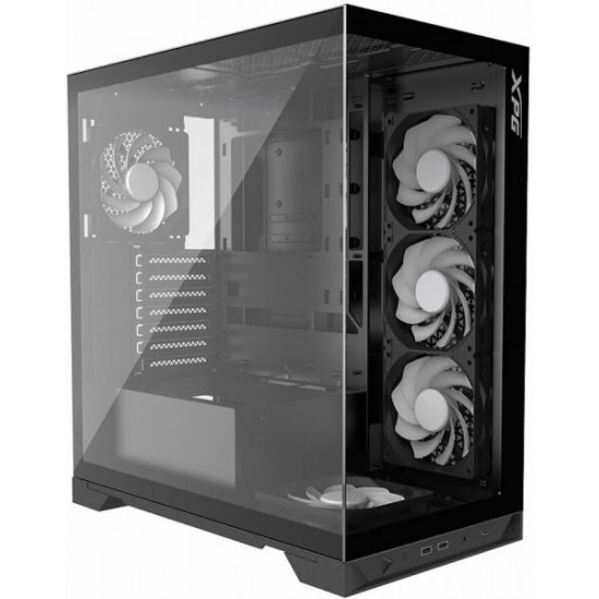 ADATA XPG Invader X, 4x120mm RGB ventilátor, Tápegység nélkül, üvegfalú, fekete Ház Midi ATX ADATA XPG Invader X, 4x120mm RGB ventilátor, Tápegység nélkül, üvegfalú, fekete Ház Midi ATX