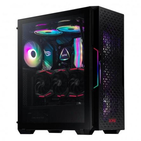 ADATA XPG Starker AIR, 2x120mm ventilátor, Tápegység nélkül, üvegfalú, fekete Ház Midi ATX ADATA XPG Starker AIR, 2x120mm ventilátor, Tápegység nélkül, üvegfalú, fekete Ház Midi ATX