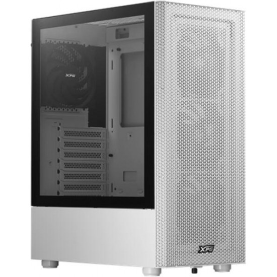 ADATA XPG Valor MESH, 4x120mm ventilátor, Tápegység nélkül, üvegfalú, fehér Ház Midi ATX ADATA XPG Valor MESH, 4x120mm ventilátor, Tápegység nélkül, üvegfalú, fehér Ház Midi ATX