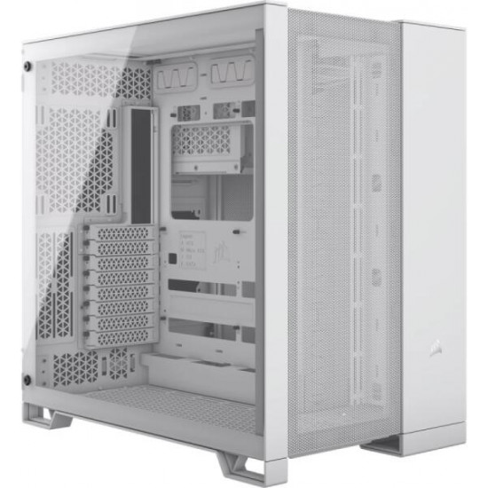 CORSAIR 6500D AIRFLOW Dual Chamber, Tápegység nélkül, Edzett Üveg, fehér Ház CORSAIR 6500D AIRFLOW Dual Chamber, Tápegység nélkül, Edzett Üveg, fehér Ház