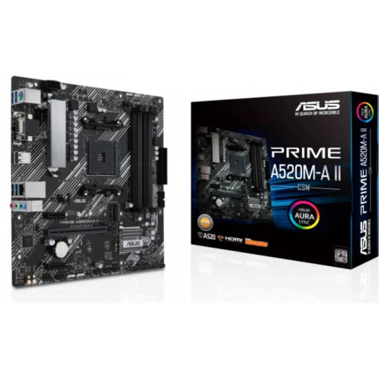 Asus PRIME A520M-A II/CSM AMD A520 AM4 mATX alaplap Asus PRIME A520M-A II/CSM AMD A520 AM4 mATX alaplap