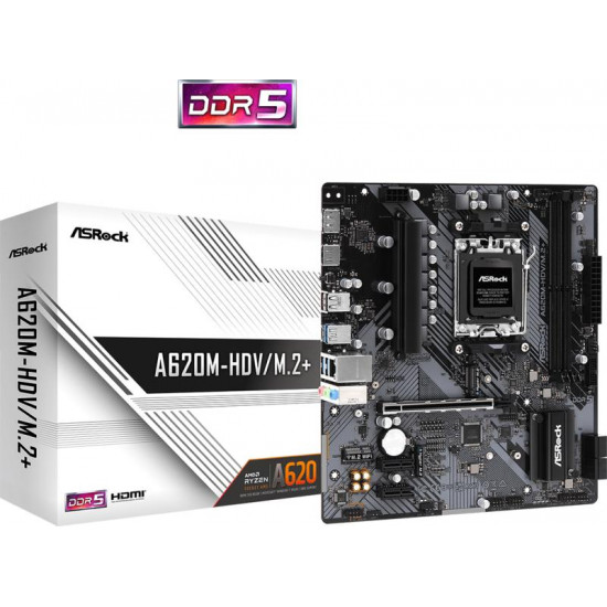 ASRock A620M-HDV/M.2+ alaplap ASRock A620M-HDV/M.2+ alaplap