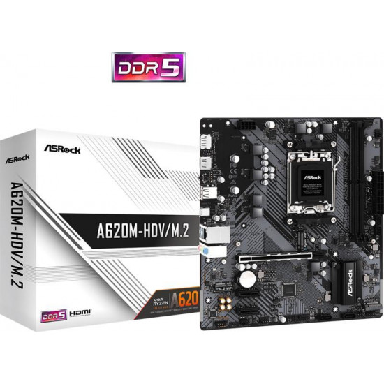 ASRock A620M-HDV/M.2 alaplap ASRock A620M-HDV/M.2 alaplap