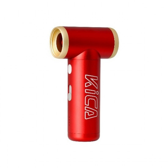 KICA FY4821 JetFan 2S KIT multifunkciós légfúvó porszívó fejjel, 117000 for. / perc, 27,5 m/s üzemidő 4,5 óra, LED piros