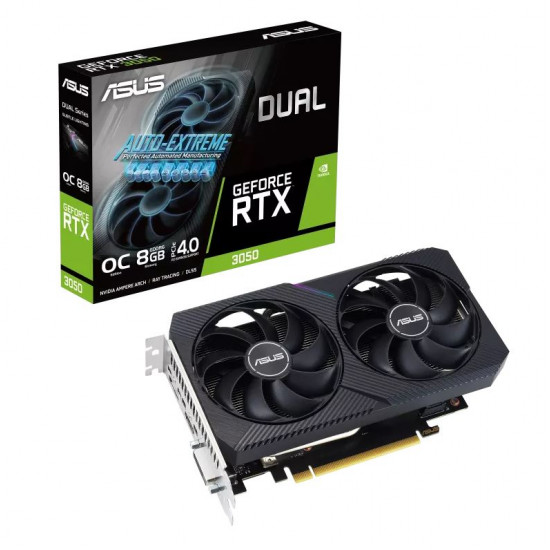 Asus RTX 3050 8GD6 Dual OC V2 videokártya (DUAL-RTX3050-O8G-V2) Asus RTX 3050 8GD6 Dual OC V2 videokártya (DUAL-RTX3050-O8G-V2)