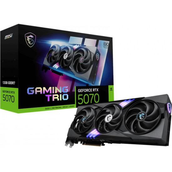 MSI RTX 5070 GAMING TRIO 12GB DDR7 OC PCI-Ex16x nVIDIA videokártya MSI RTX 5070 GAMING TRIO 12GB DDR7 OC PCI-Ex16x nVIDIA videokártya