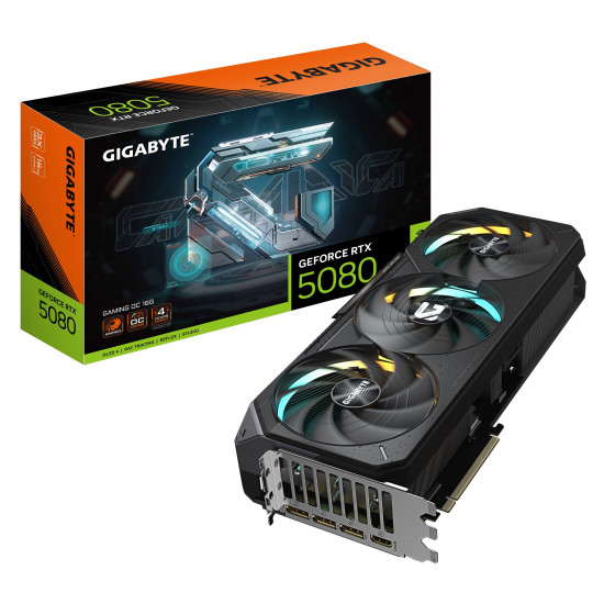 GIGABYTE RTX 5080 16GB DDR7 OC PCI-Ex16x nVIDIA videokártya GIGABYTE RTX 5080 16GB DDR7 OC PCI-Ex16x nVIDIA videokártya