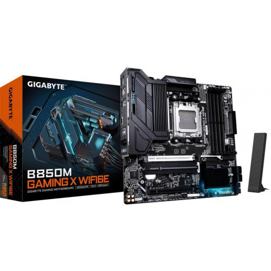 GIGABYTE B850M GAMING X WIFI6E AMD B850, mATX Alaplap AM5 GIGABYTE B850M GAMING X WIFI6E AMD B850, mATX Alaplap AM5