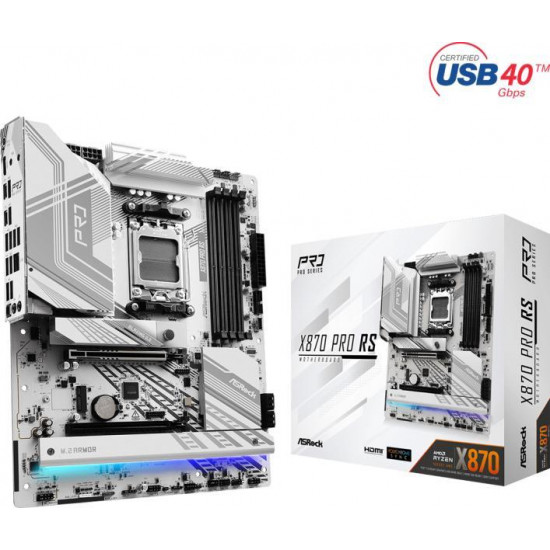 ASROCK X870 PRO RS AMD X870, ATX Alaplap AM5 ASROCK X870 PRO RS AMD X870, ATX Alaplap AM5