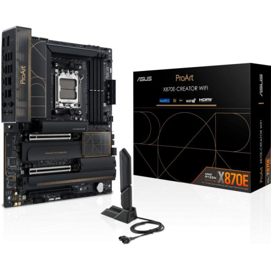 ASUS PROART X870E-CREATOR WIFI AMD X870, ATX Alaplap AM5 ASUS PROART X870E-CREATOR WIFI AMD X870, ATX Alaplap AM5