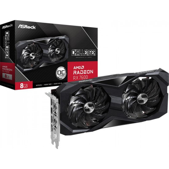 Asrock RX 7600 Challenger OC 8GB GDDR6 (90-GA41ZZ-00UANF) Asrock RX 7600 Challenger OC 8GB GDDR6 (90-GA41ZZ-00UANF)