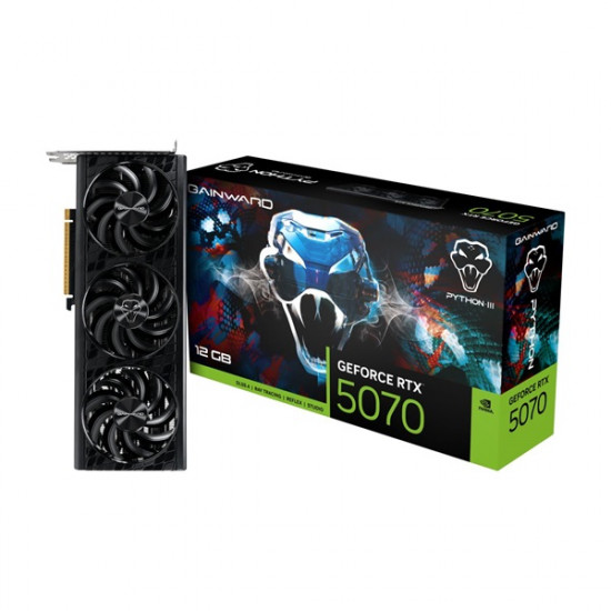Gainward GeForce RTX5070 Python III 12GB GDDR7 192bit videokártya Gainward GeForce RTX5070 Python III 12GB GDDR7 192bit videokártya
