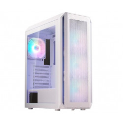 ADATA XPG Valor AIR PLUS, 4x120mm RGB ventilátor, Tápegység nélkül, üvegfalú, fehér Ház Midi ATX