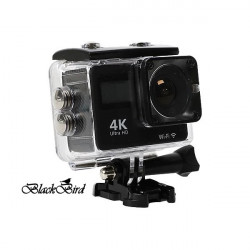 BLACKBIRD 4K Wifi Magyar menü, Fekete Akció Kamera