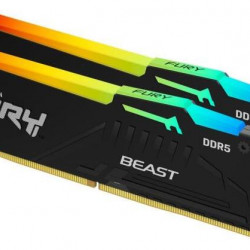KINGSTON FURY 64GB 6400MT/s CL32 DIMM (Kit of 2) Beast RGB EXPO Memória DDR5