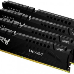 KINGSTON FURY 128GB 5600MT/s CL40 DIMM (Kit of 4) Beast Black XMP Memória DDR5