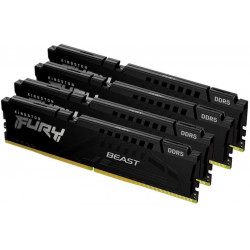 KINGSTON FURY 128GB 5600MT/s CL40 DIMM (Kit of 4) Beast Black XMP Memória DDR5